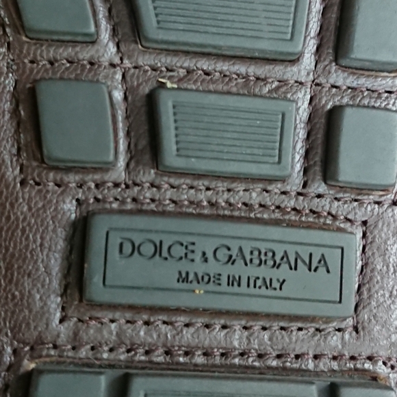 Dolce & Gabbana Brown Leather Driving Horsebit Slip On Loafers size 8 - Picture 10 of 16